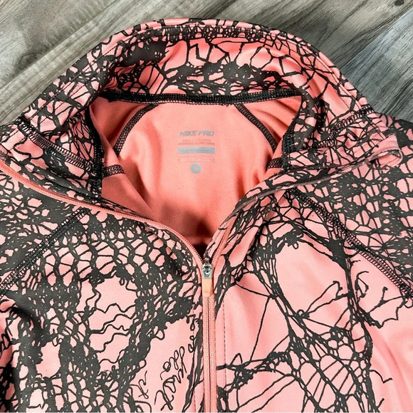 Nike Pro Dri Fit Stay Warm, Cook Pattern Quarter Zip - Picture 2 of 6